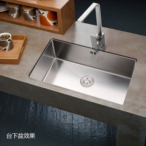 厂家批发 出口款304不锈钢手工水槽洗碗池厨房洗菜盆单槽8146正品